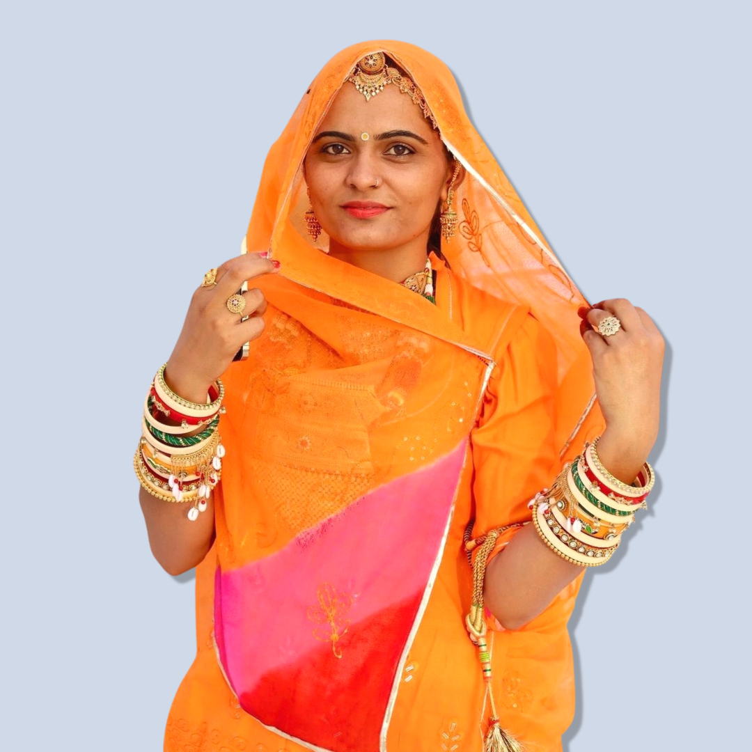Pink Rajputi Poshak - Indic Brands